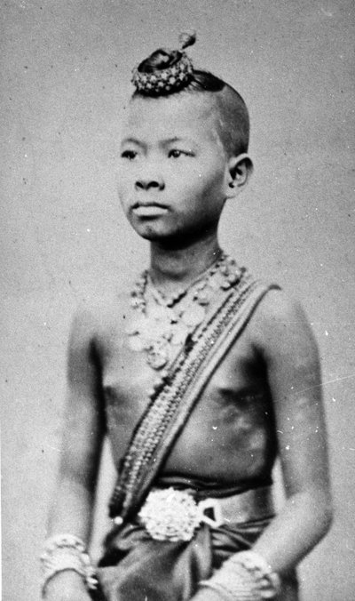 Ragazzo vietnamita o cambogiano, c.1870s da Emile Gsell